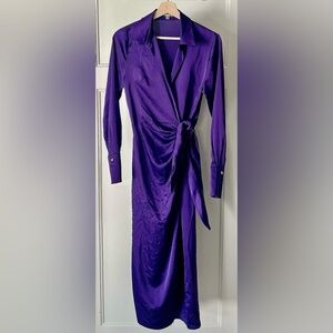 Elegant Purple Women's Dress